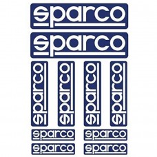 KIT 10 STICKERS SPARCO